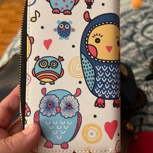 Owl trifold wallet